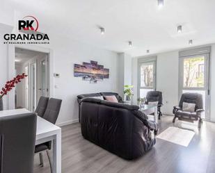 Living room of Flat for sale in  Granada Capital  with Air Conditioner, Heating and Parquet flooring