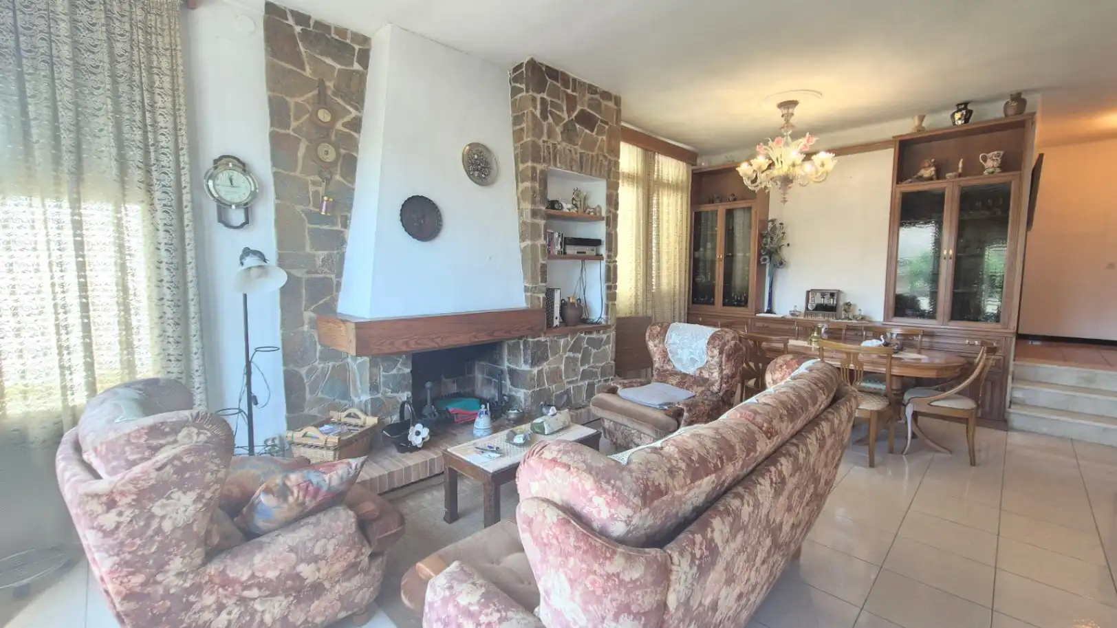 Sala d'estar de Finca rústica en venda en Palafrugell amb Aire condicionat, Calefacció i Jardí privat