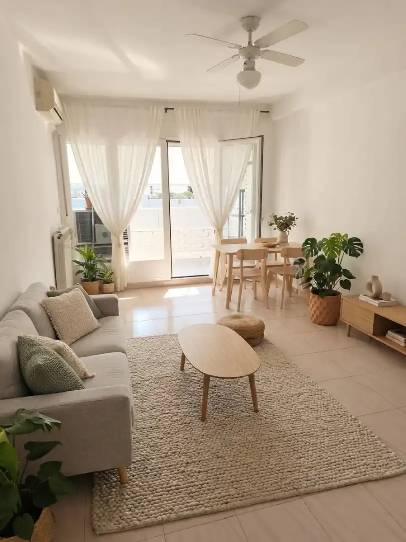 Living room of Flat for sale in Parla  with Air Conditioner, Heating and Terrace