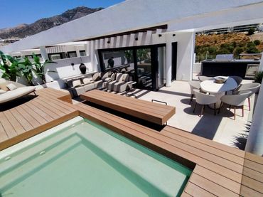 Casa aparellada amb piscina en venda a Las Gaviotas  - Carvajal