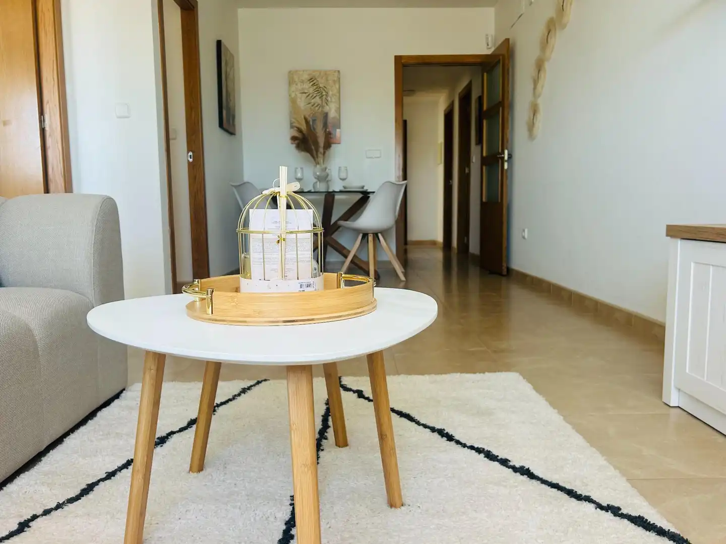 Wohnzimmer von Wohnungen zum Verkauf in Pilar de la Horadada mit Möbliert und Alarm