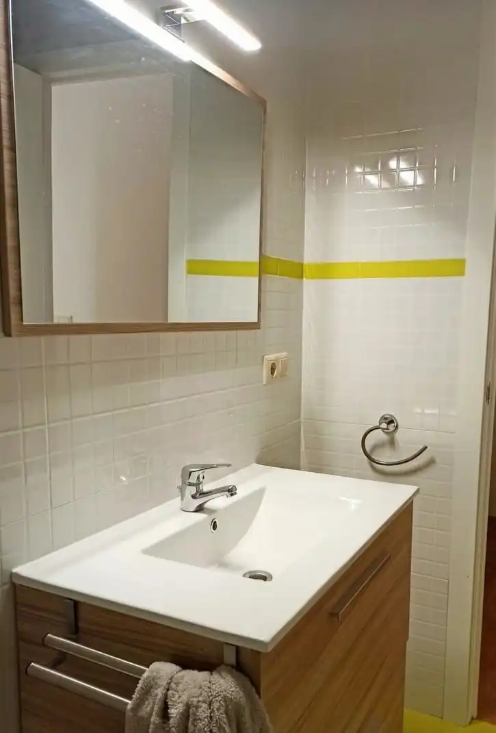 Bathroom of Flat for sale in Alicante / Alacant  with Air Conditioner, Parquet flooring and Furnished
