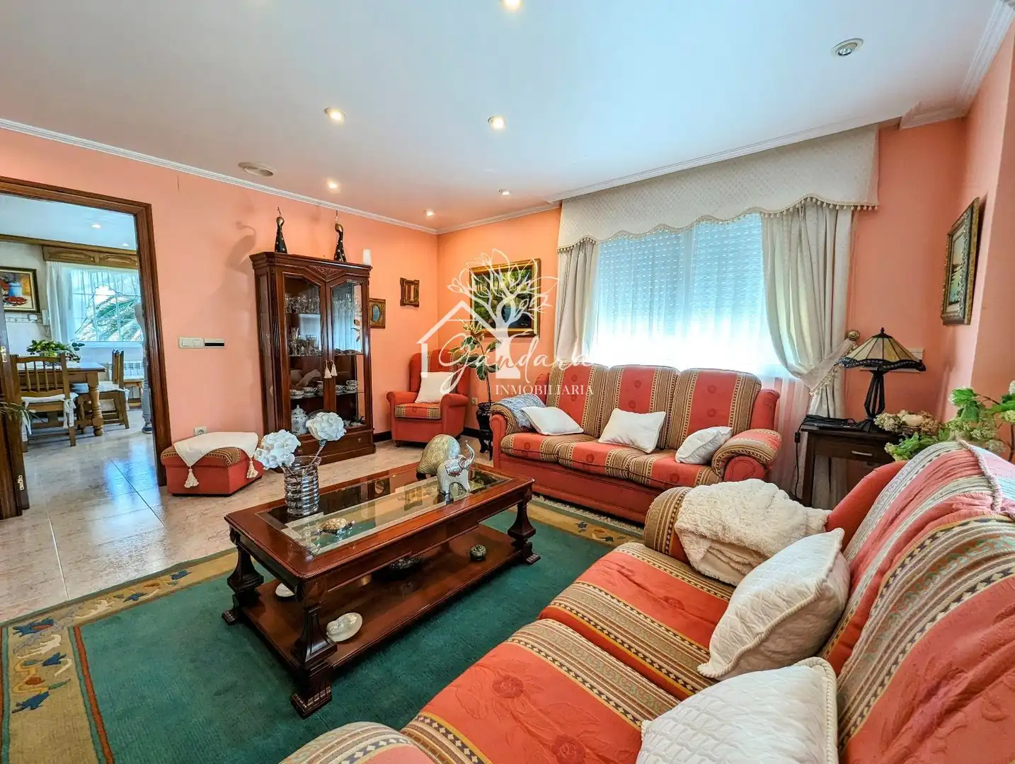 Living room of Houses for sale in Ferrol  with Heating, Parquet flooring and Terrace