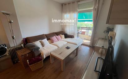 Sala d'estar de Pis en venda en  Barcelona Capital amb Aire condicionat i Terrassa