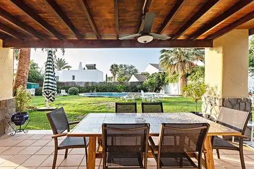 Garden of Houses for sale in Roquetas de Mar  with Air Conditioner, Private garden and Terrace