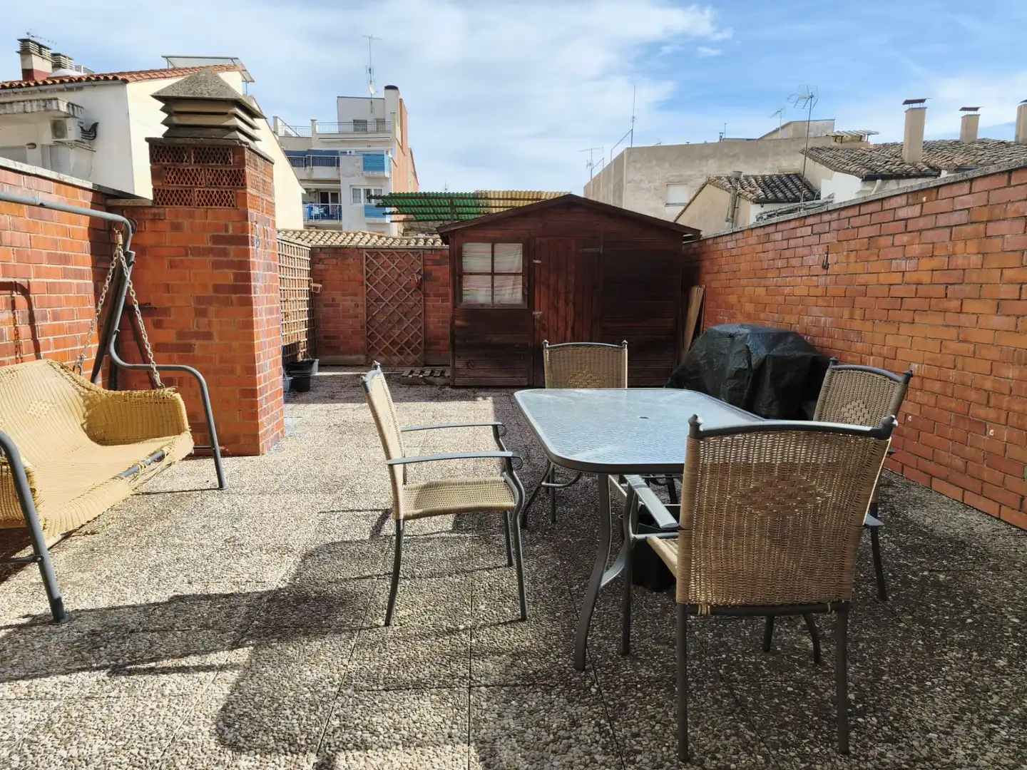 Terrasse von Wohnung zum Verkauf in Anglès mit Klimaanlage, Heizung und Terrasse