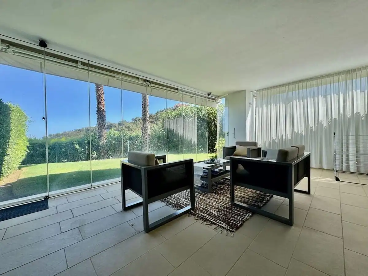 Terraza de Planta baja de alquiler en Ojén con Aire acondicionado, Jardín privado y Terraza