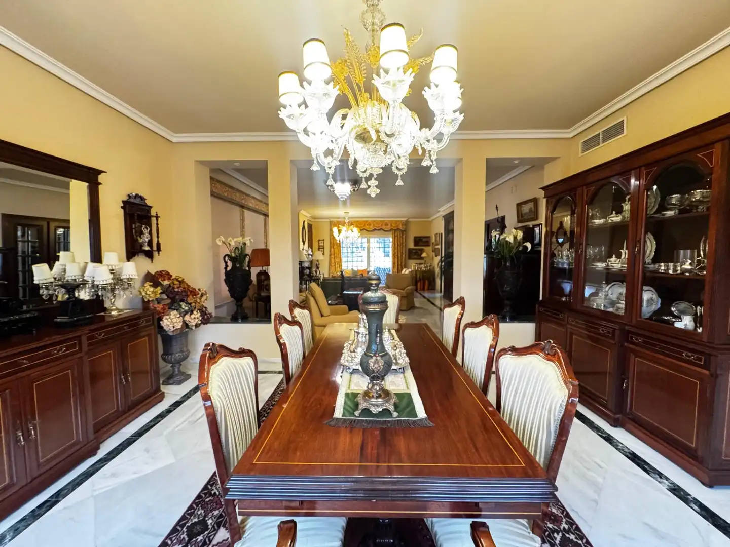 Dining room of Houses for sale in Córdoba  with Air Conditioner, Private garden and Terrace