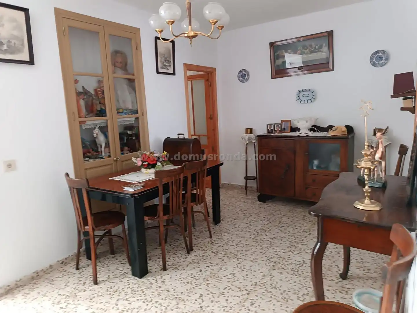 Menjador de Casa o xalet en venda en El Burgo amb Terrassa i Moblat