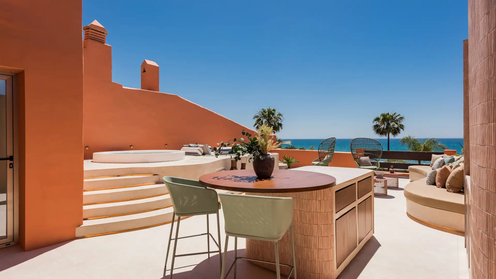 Terrassa de Àtic en venda en Marbella amb Aire condicionat, Jardí privat i Terrassa