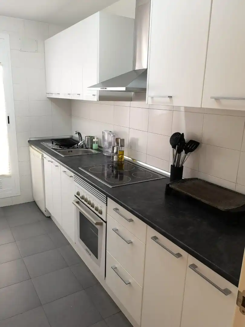 Kitchen of Flat for rent in Algeciras  with Terrace, Furnished and Community pool