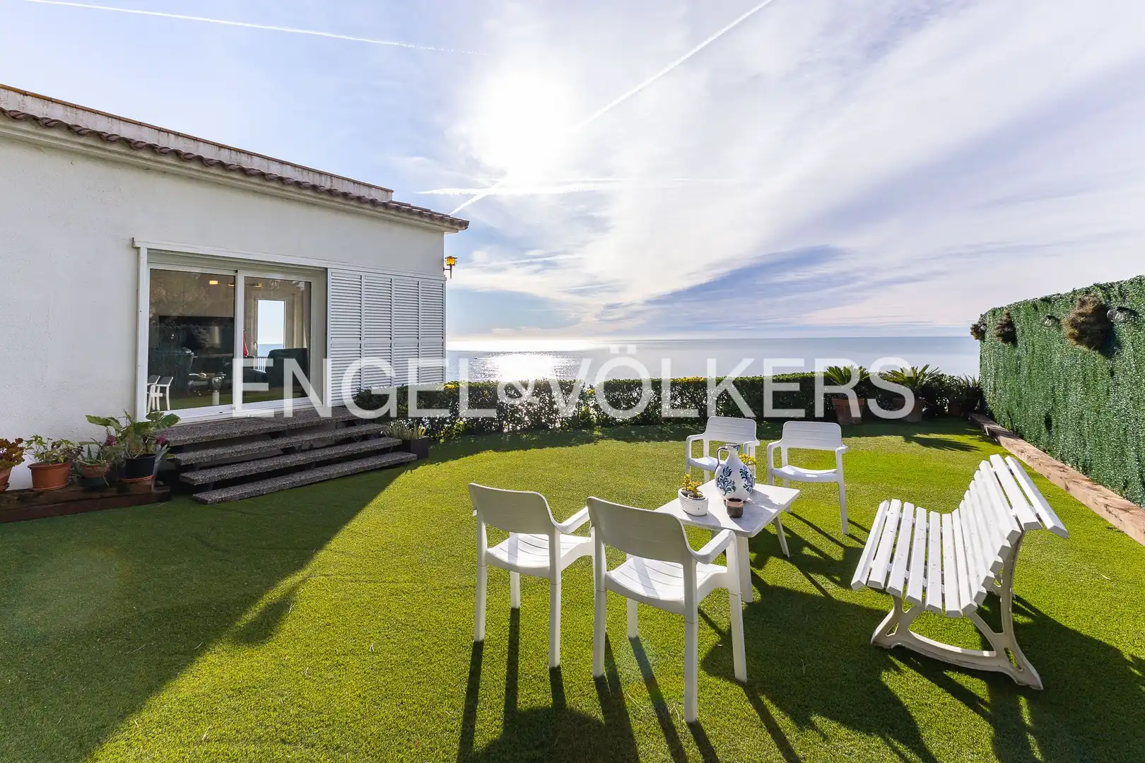 Terraza de Casa o chalet en venta en Arenys de Mar con Aire acondicionado, Calefacción y Jardín privado