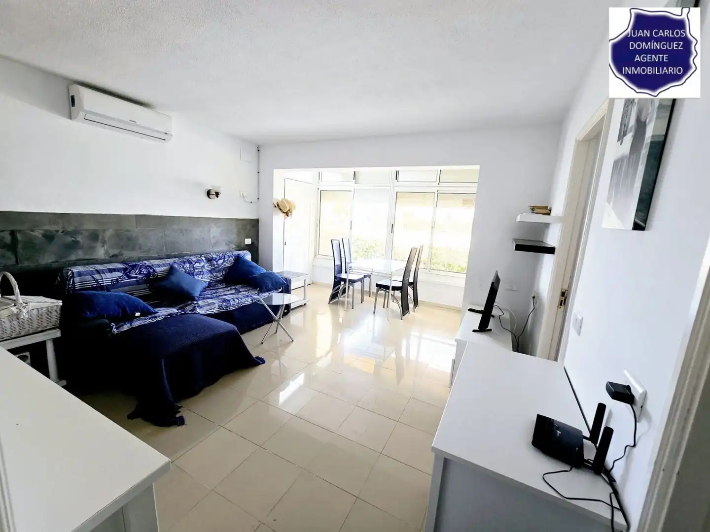 Sala d'estar de Casa o xalet de lloguer en San Bartolomé de Tirajana amb Aire condicionat, Jardí privat i Terrassa