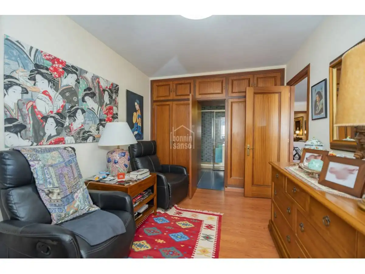 Sala de estar de Apartamento en venta en Maó - Mahón con Jardín privado, Terraza y Piscina