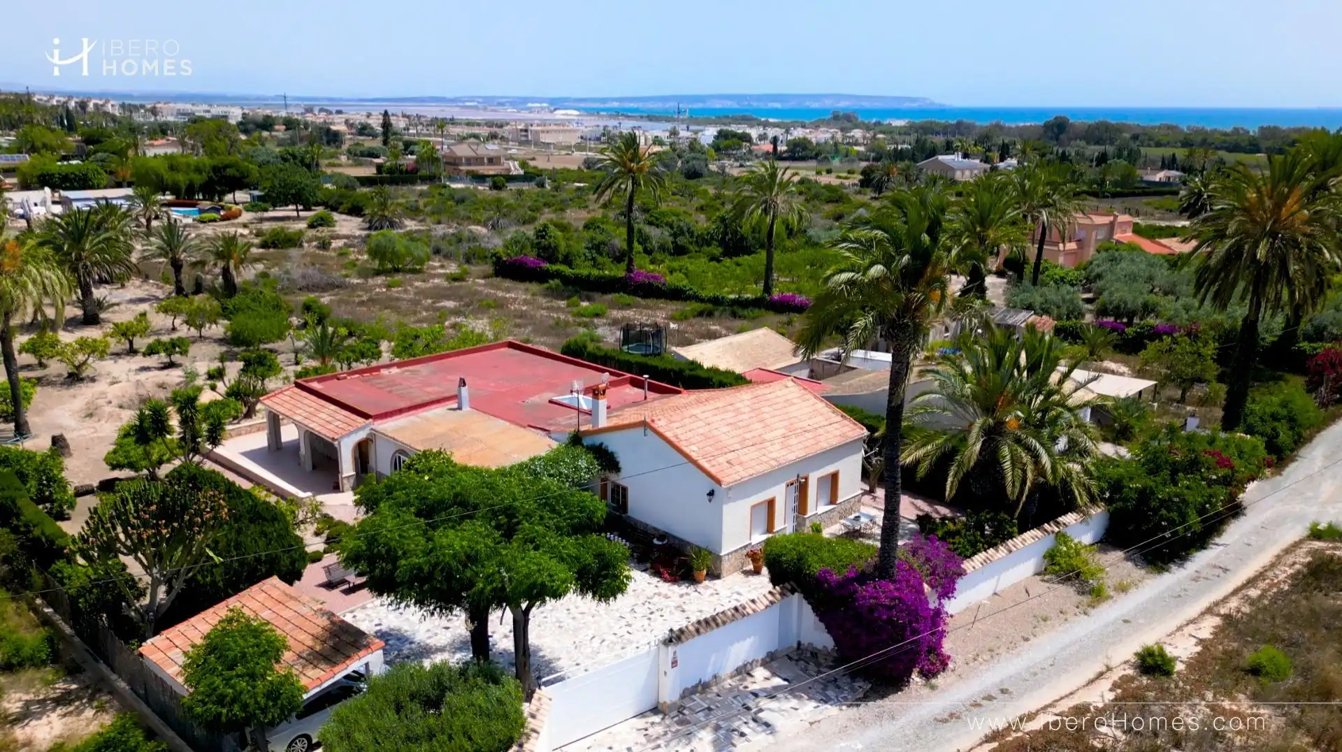 Vista exterior de Finca rústica en venta en Elche / Elx con Calefacción, Jardín privado y Terraza