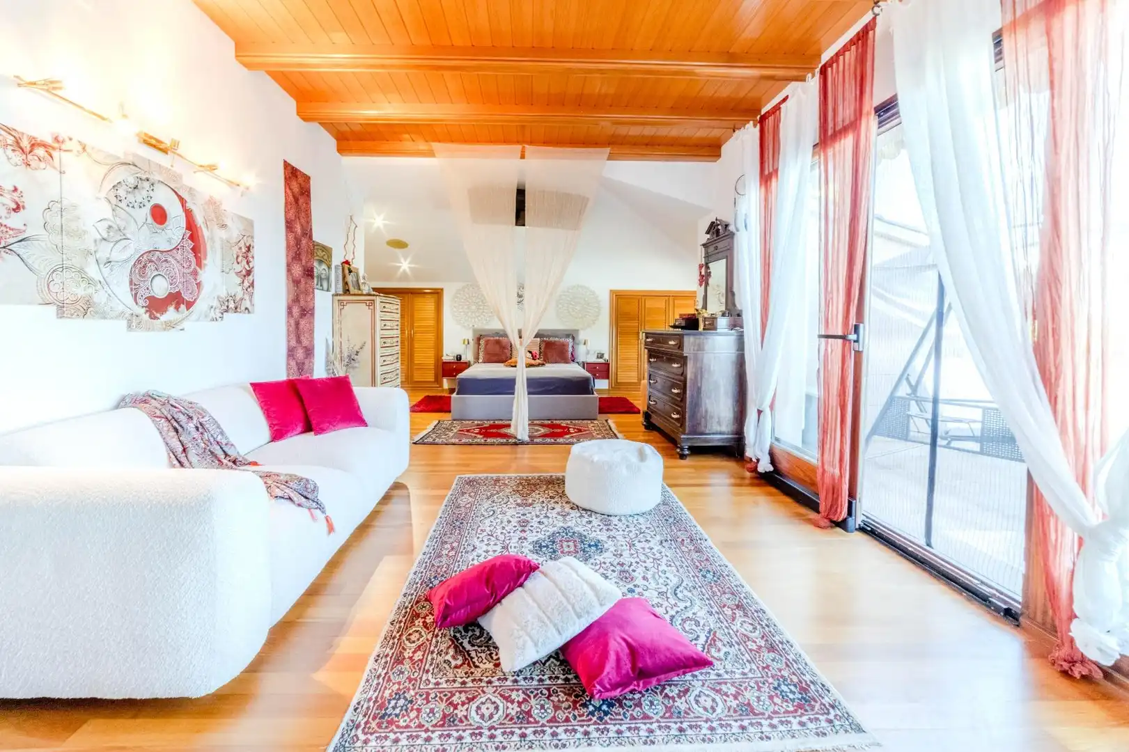 Sala de estar de Casa o chalet en venta en Cubelles con Aire acondicionado, Calefacción y Jardín privado