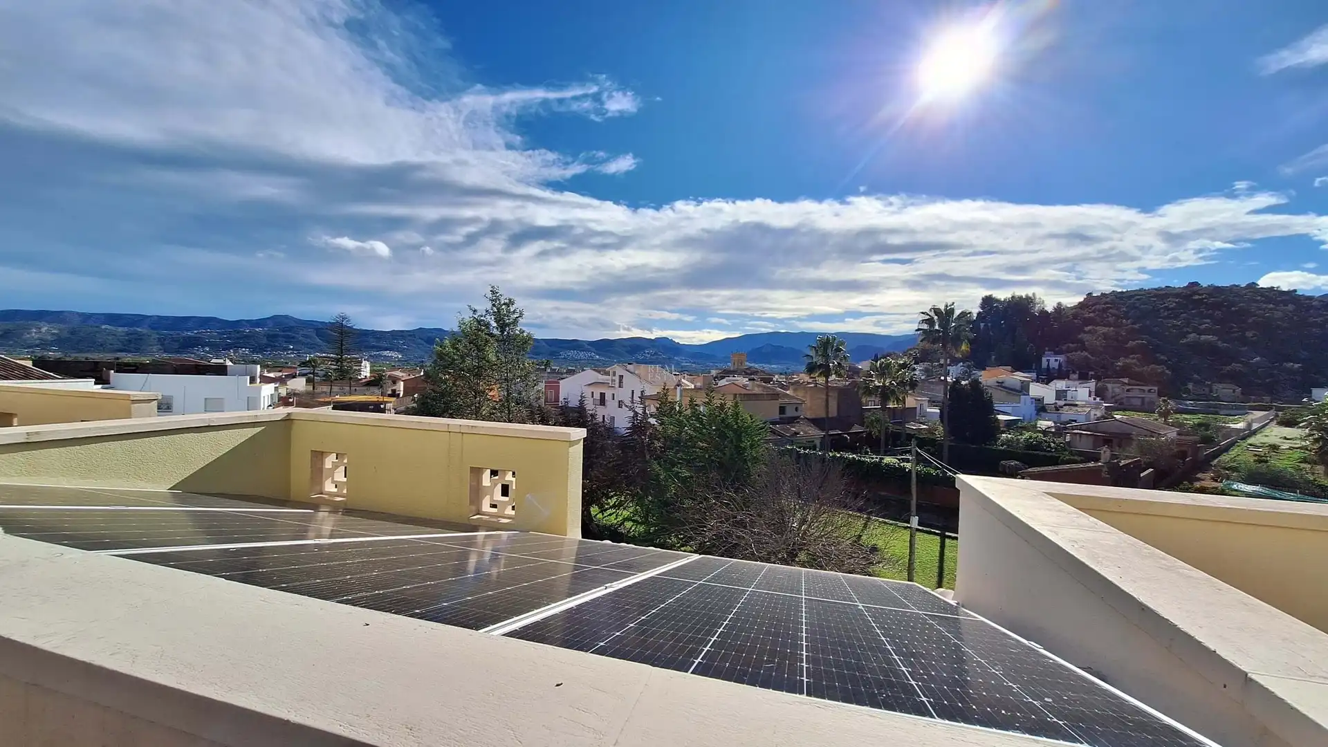 Exterior view of Detached homes for sale in El Ràfol d'Almúnia  with Air Conditioner, Terrace and Swimming Pool