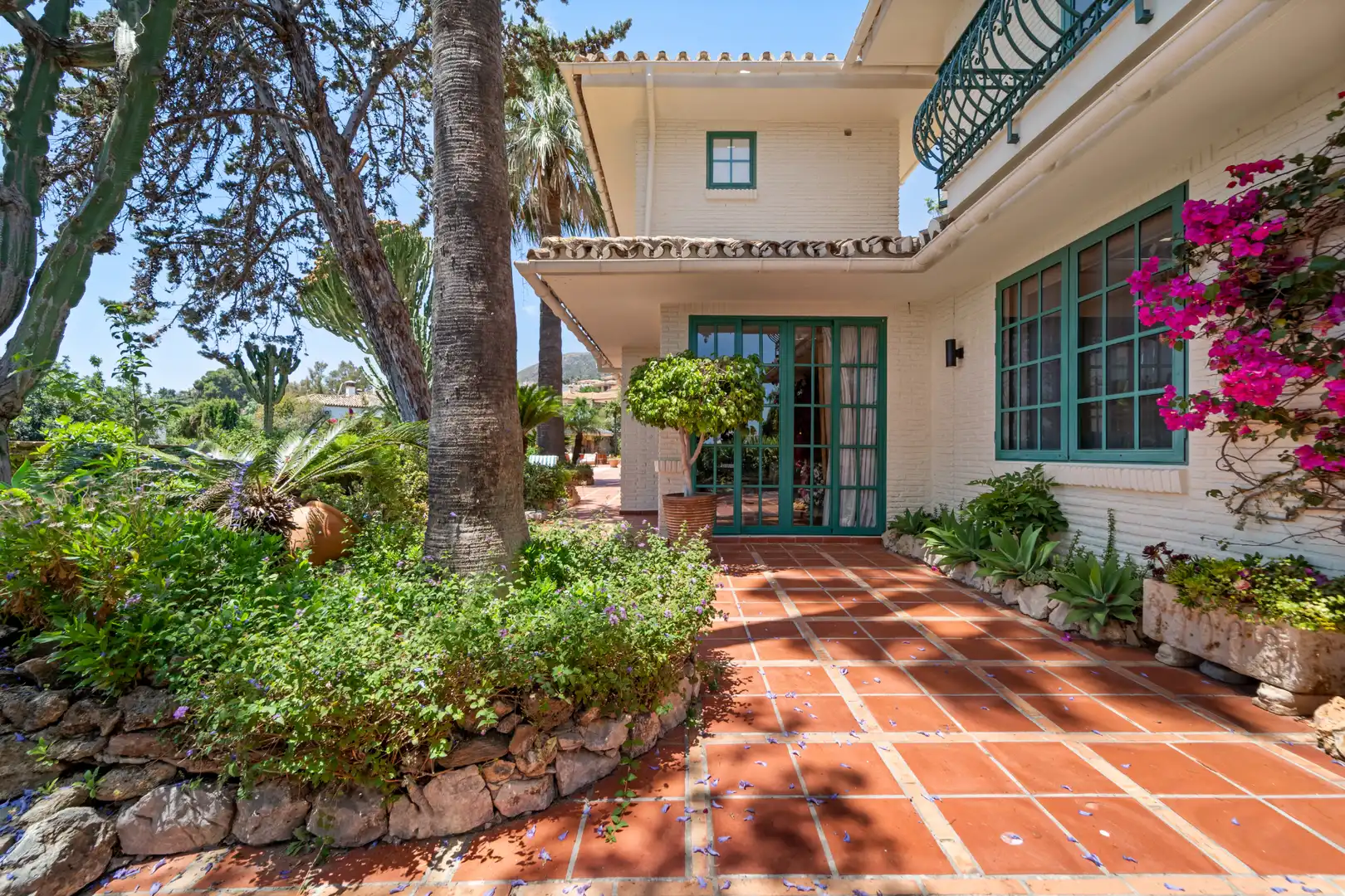 Jardí de Casa o xalet en venda en Benalmádena amb Aire condicionat, Calefacció i Jardí privat