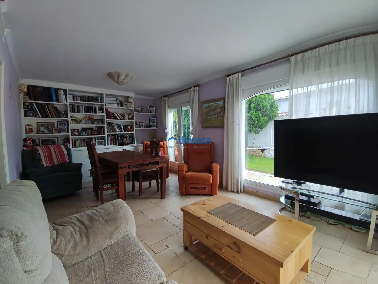 Living room of Houses for sale in Málaga  with Air Conditioner, Heating and Private garden