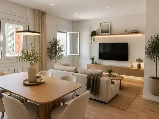 Living room of Flat for sale in  Barcelona Capital