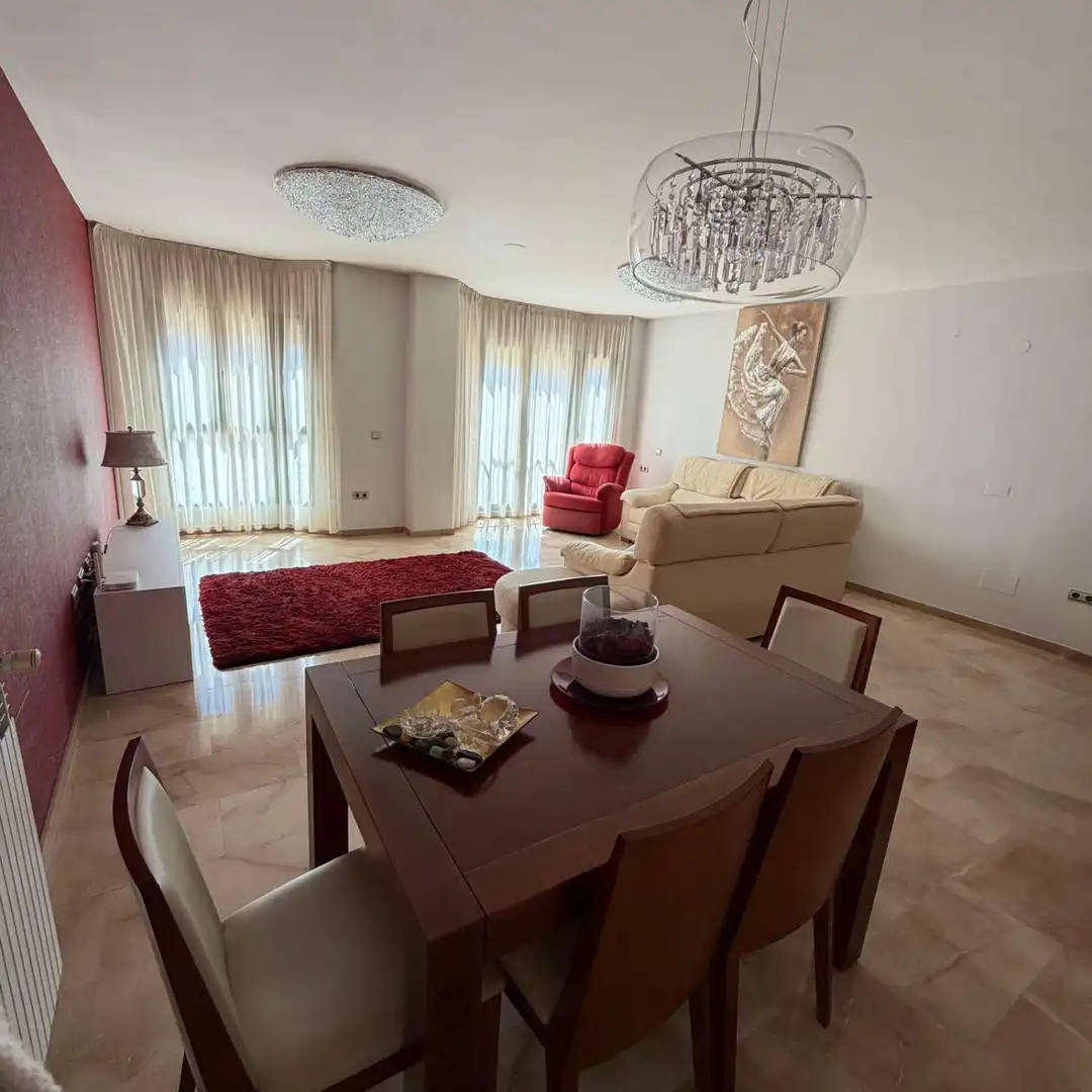 Sala de estar de Piso en venta en  Murcia Capital con Aire acondicionado, Calefacción y Amueblado