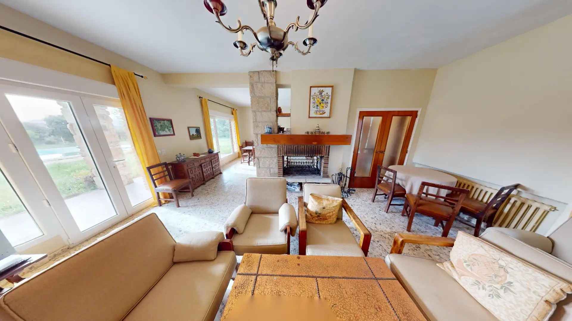 Sala de estar de Casa o chalet en venta en Pedrezuela con Calefacción, Jardín privado y Terraza