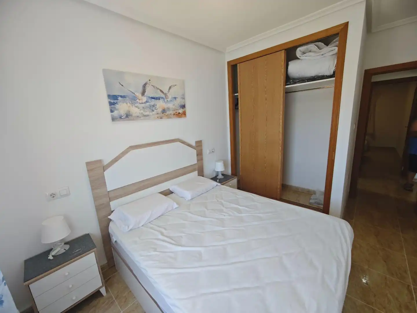 Dormitori de Pis de lloguer en Cuevas del Almanzora amb Piscina comunitària