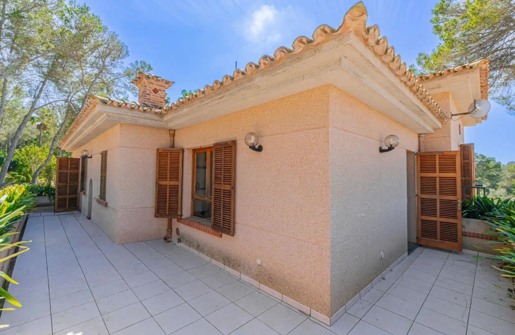 Außenansicht von Country house zum Verkauf in  Palma de Mallorca mit Klimaanlage, Privatgarten und Terrasse