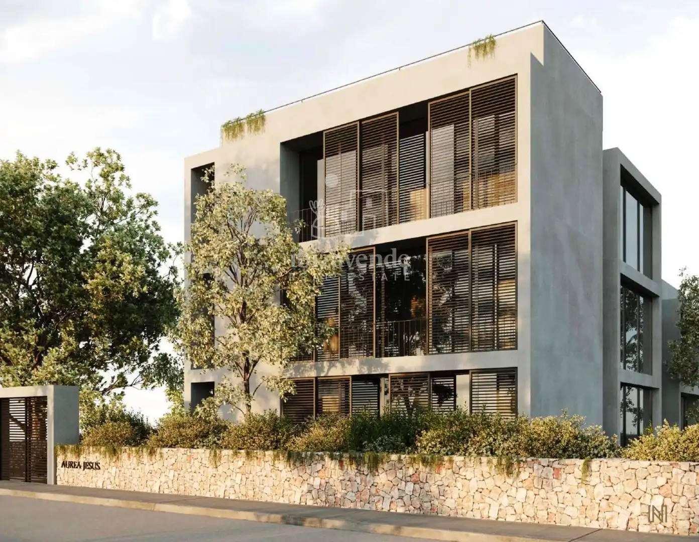 Vista exterior de Piso en venta en Santa Eulària des Riu con Aire acondicionado, Calefacción y Jardín privado