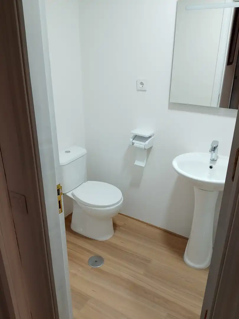 Bathroom of Flat for rent in Ciudad Real  with Heating, Terrace and Furnished