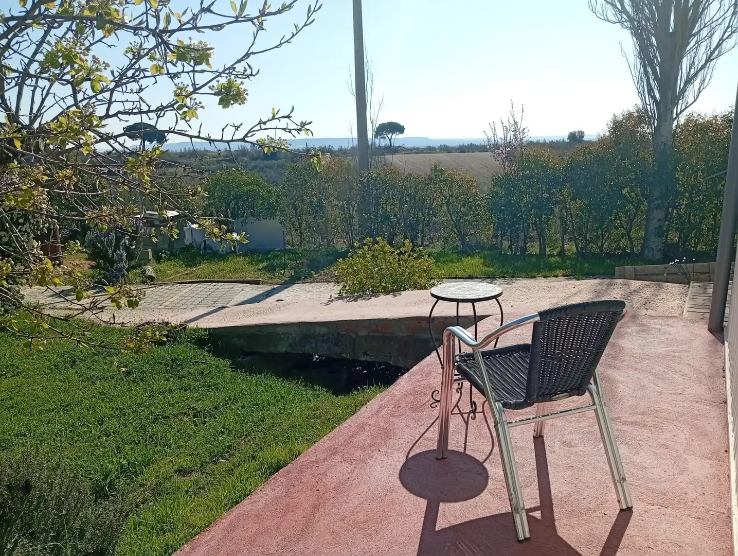 Terrassa de Casa o xalet en venda en Cistérniga amb Aire condicionat, Calefacció i Jardí privat
