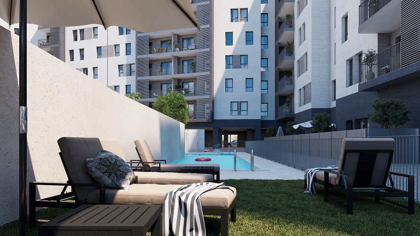 Terrace of Flat for sale in  Sevilla Capital  with Terrace, Storage room and Community pool