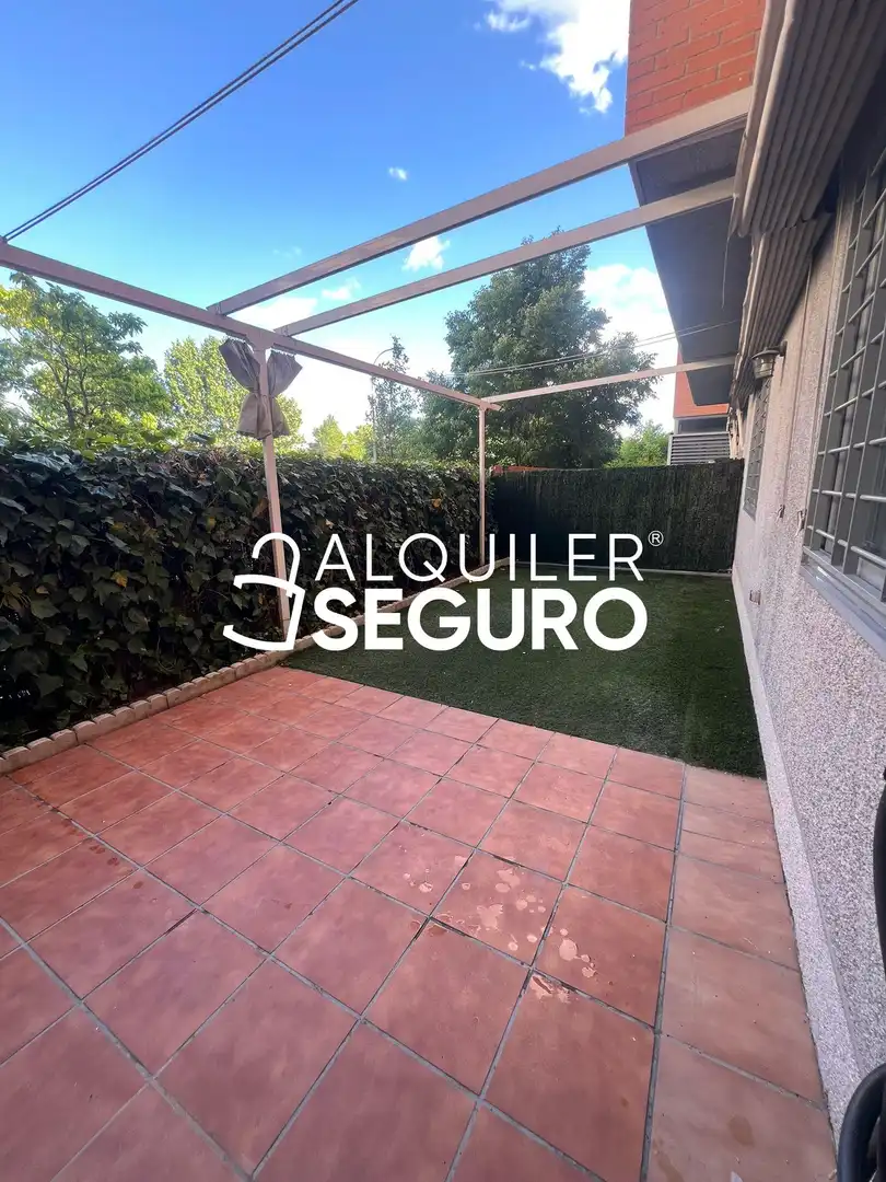 Jardí de Pis de lloguer en Madrid amb Aire condicionat, Calefacció i Terrassa