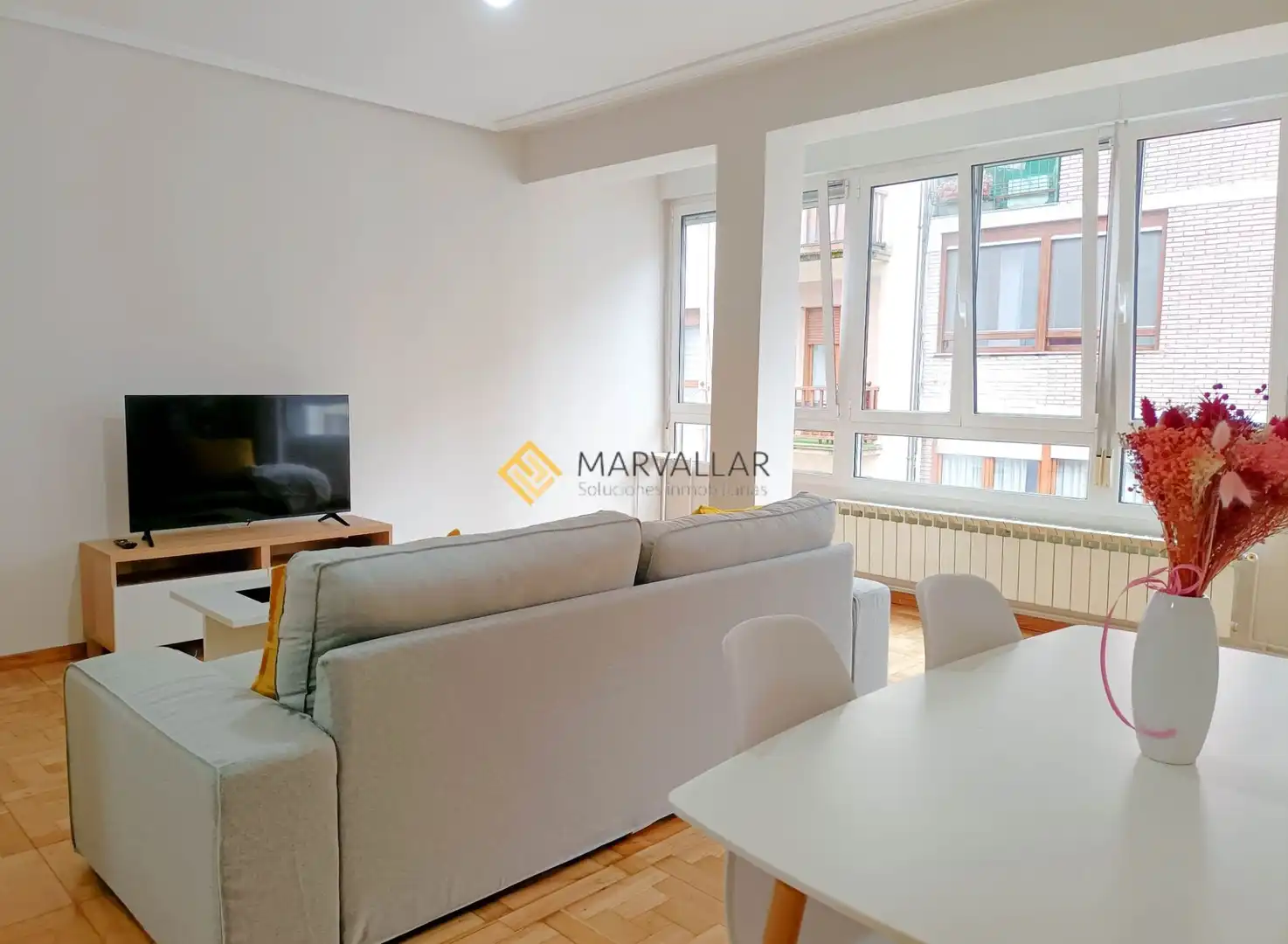 Living room of Flat for rent in Santander  with Heating and Furnished