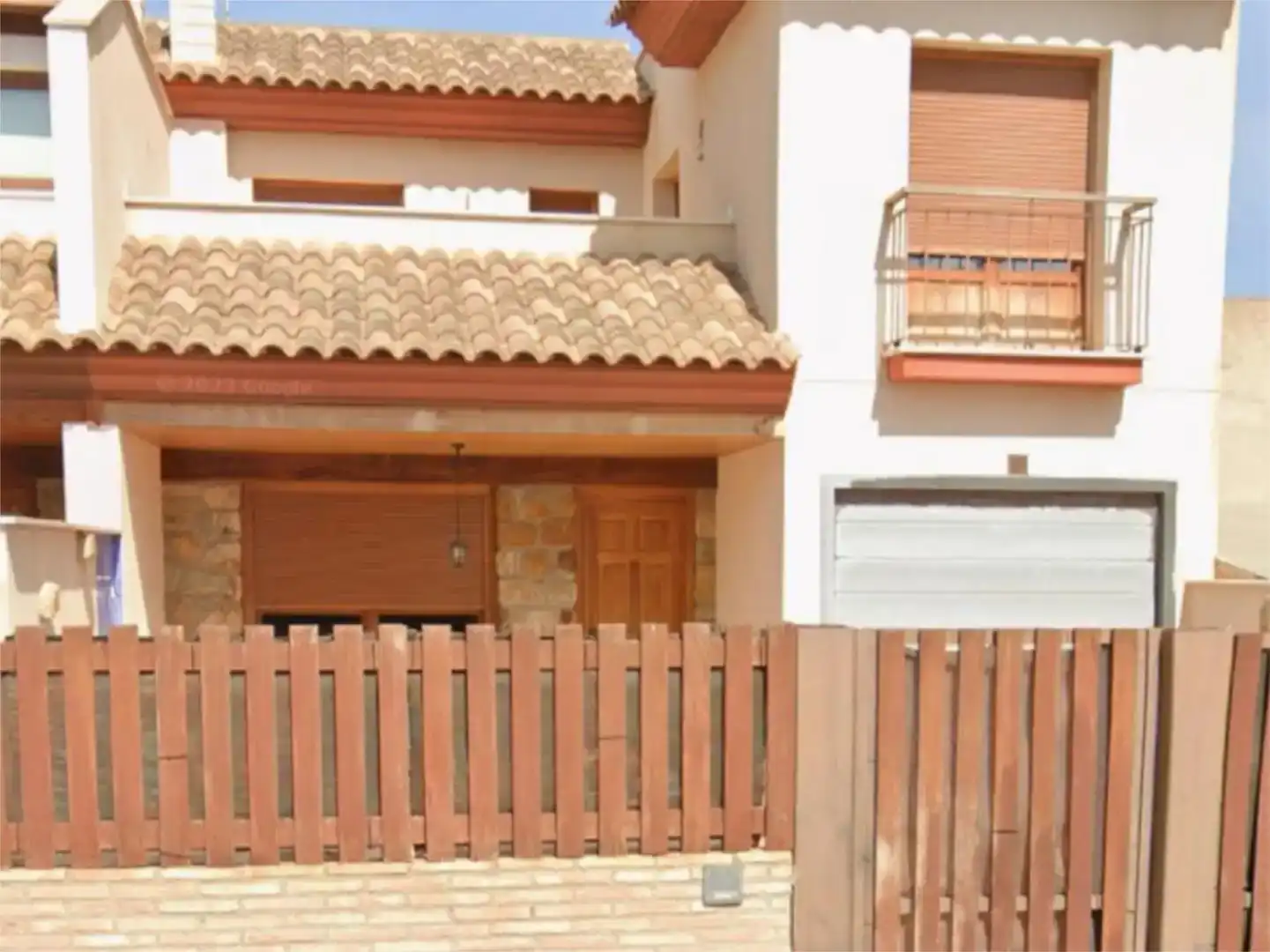 Außenansicht von Wohnung zum Verkauf in Lorca mit Schwimmbad und Balkon