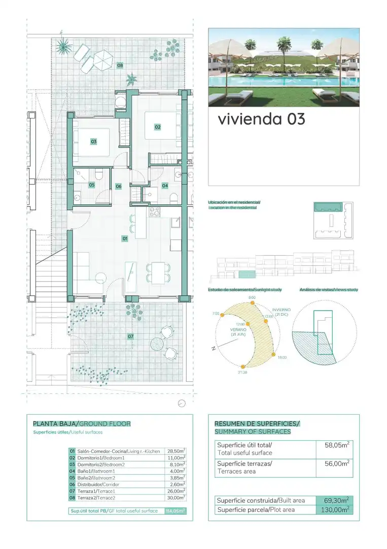 Bungalow with pool for sale in Los Balcones - Los Altos, imagen 13