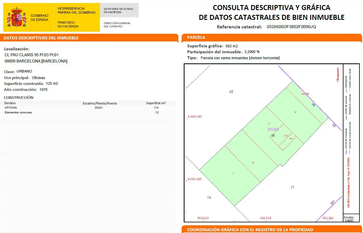 Oficina en venta en Carrer de Pau Claris, 95, Dreta de l'Eixample