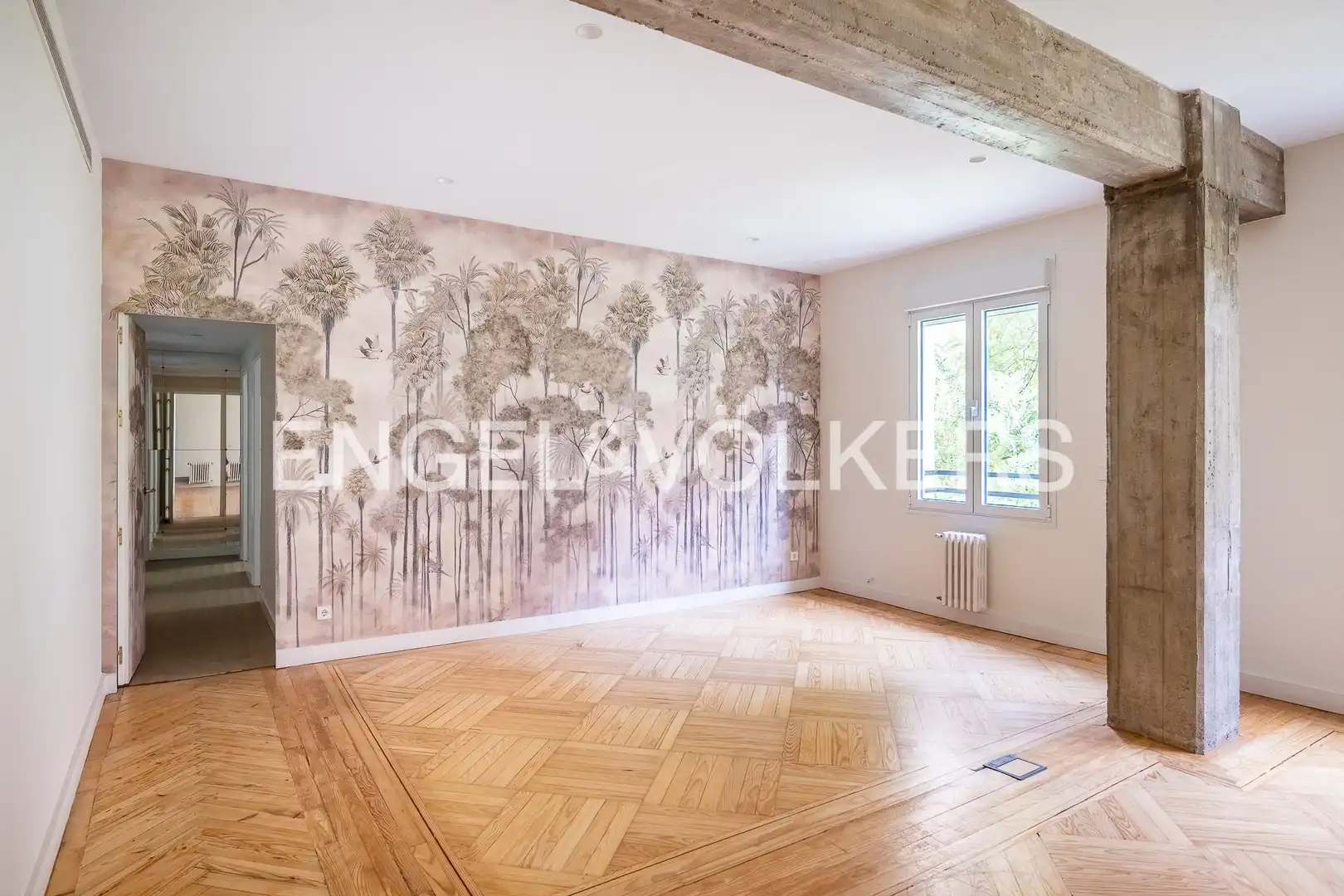 Wohnzimmer von Wohnung zur Miete in Sevilla mit Klimaanlage, Heizung und Parkett