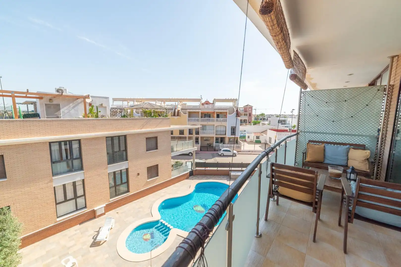 Swimming pool of Flat for sale in San Javier  with Air Conditioner, Terrace and Storage room