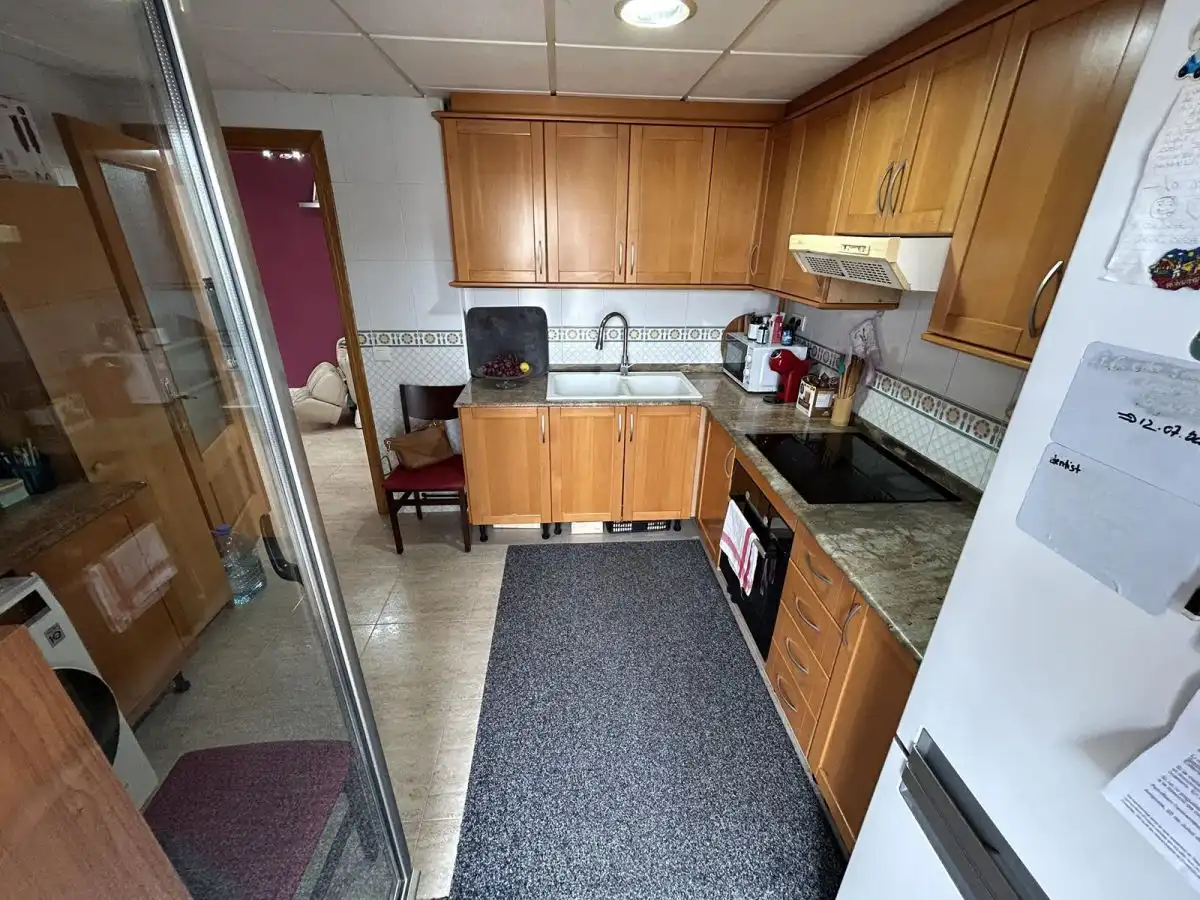 Cocina de Apartamento en venta en La Ràpita con Aire acondicionado, Calefacción y Terraza
