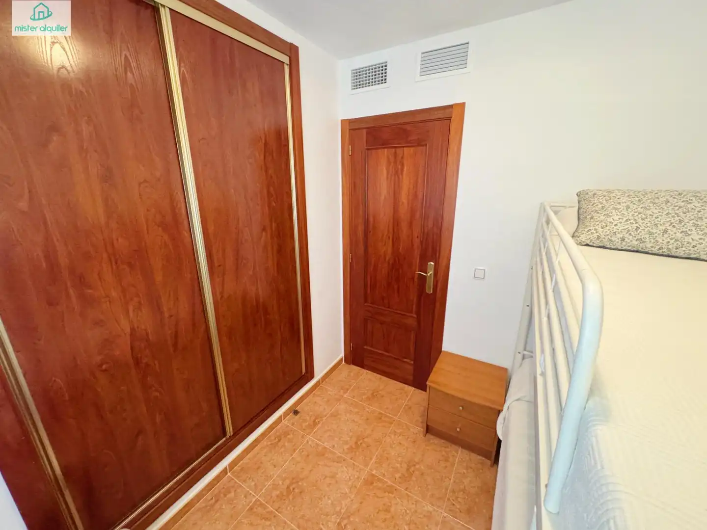 Bedroom of Apartments for rent in El Campello  with Air Conditioner, Heating and Private garden