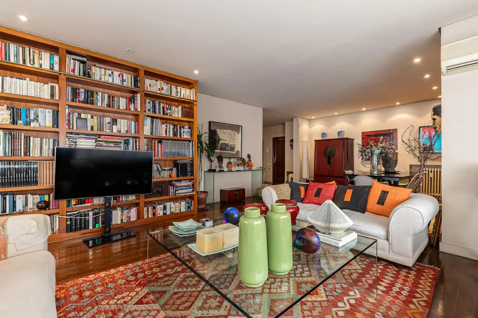 Wohnzimmer von Wohnung zum Verkauf in Madrid mit Klimaanlage und Abstellraum