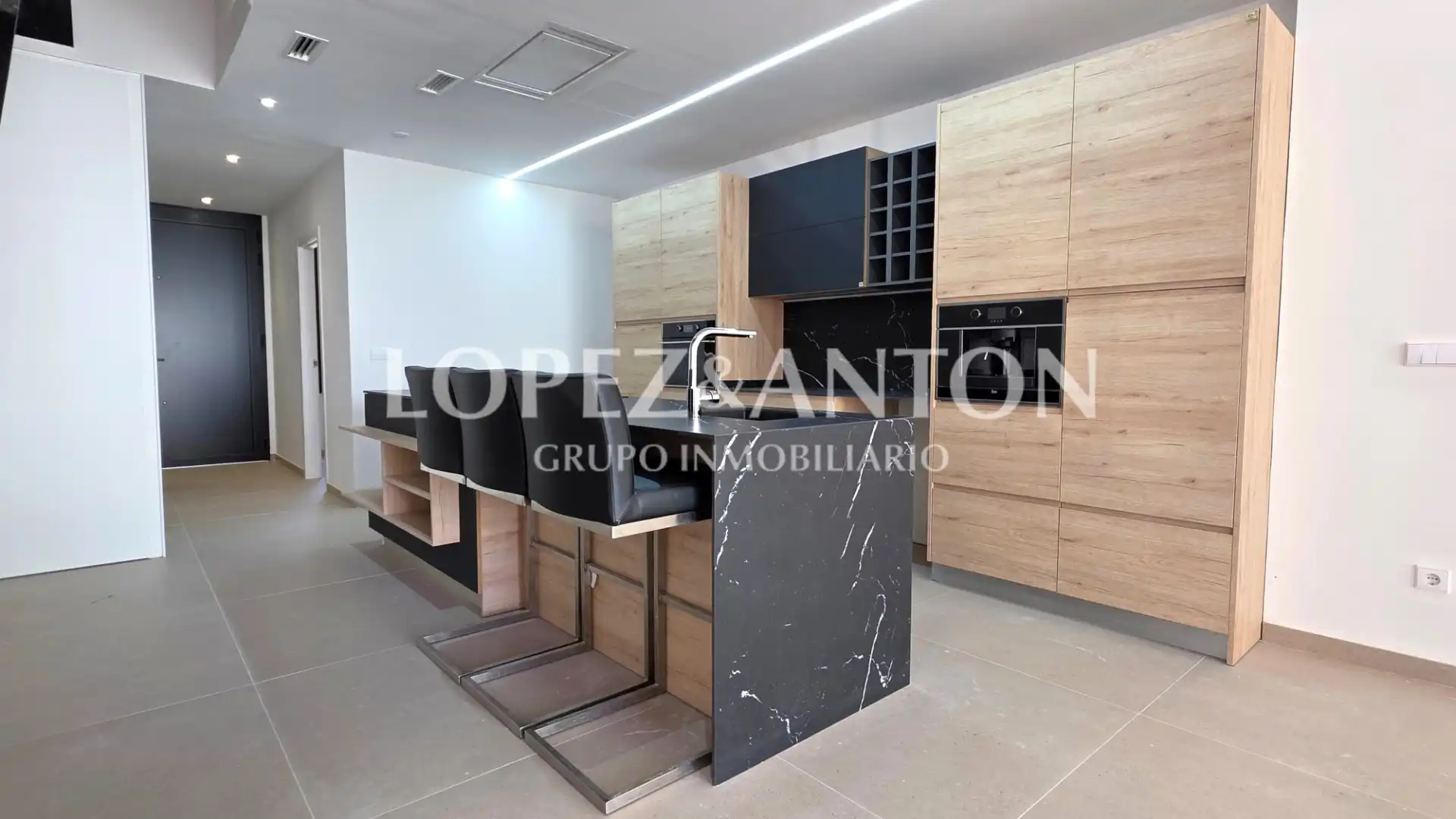 Cocina de Casa adosada en venta en Benaguasil con Aire acondicionado, Calefacción y Terraza