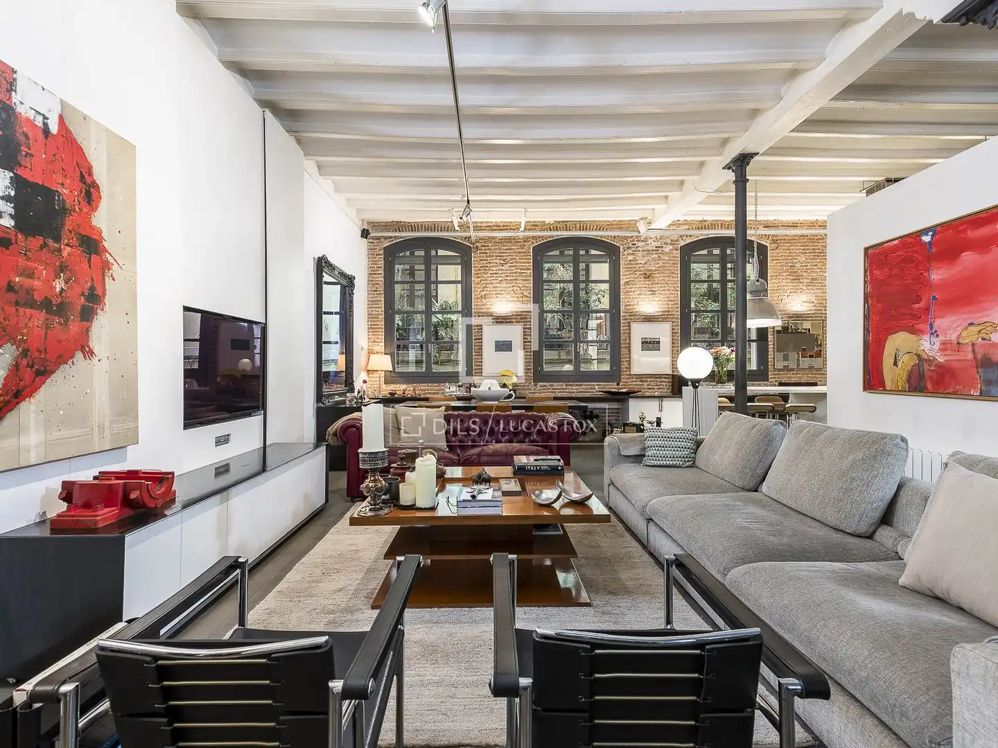 Sala de estar de Piso en venta en Barcelona con Calefacción y Trastero