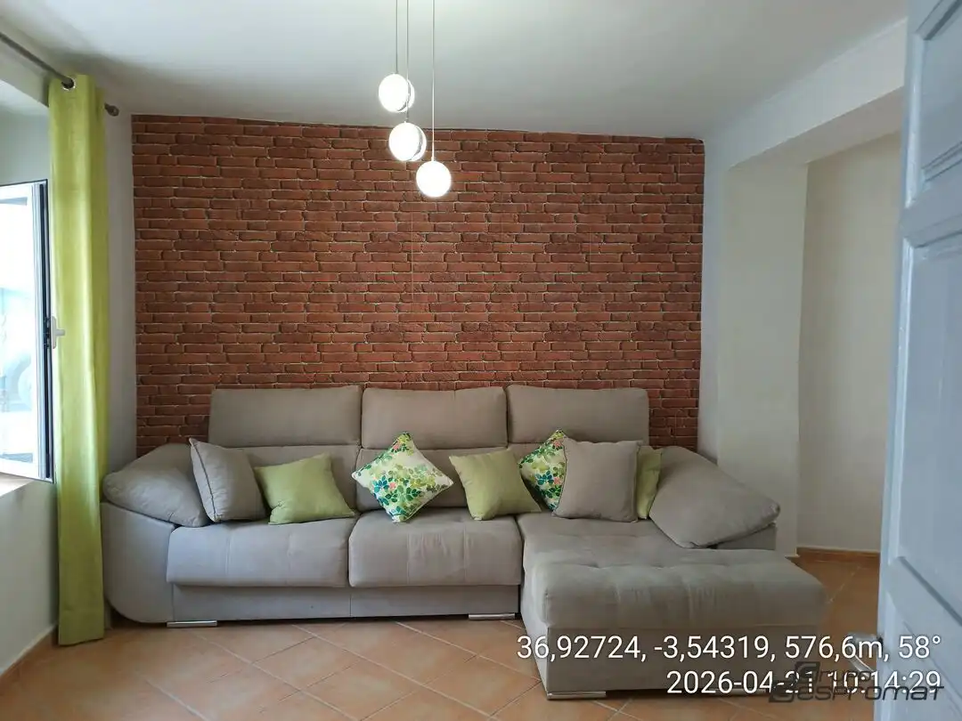 Sala de estar de Casa adosada en venta en Lecrín con Jardín privado, Terraza y Trastero