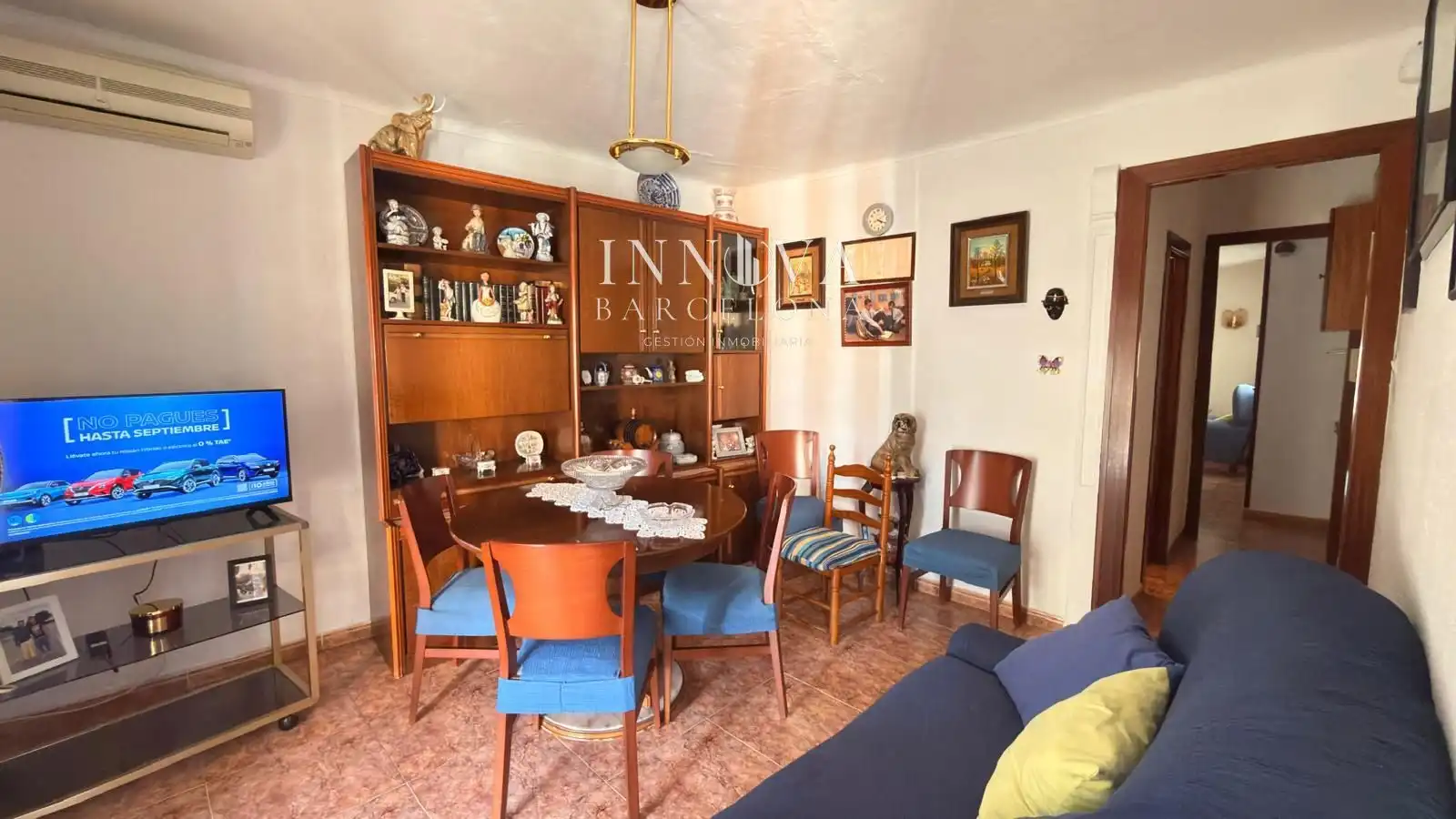 Wohnzimmer von Wohnung zum Verkauf in Barcelona mit Klimaanlage