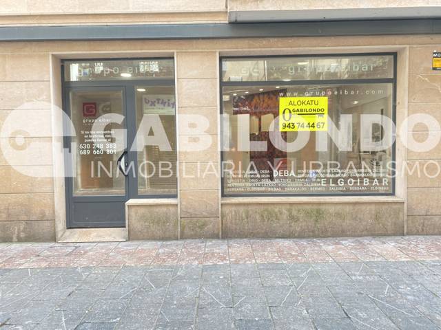 Local comercial en Alquiler en San Frantzisko Kalea en Elgoibar