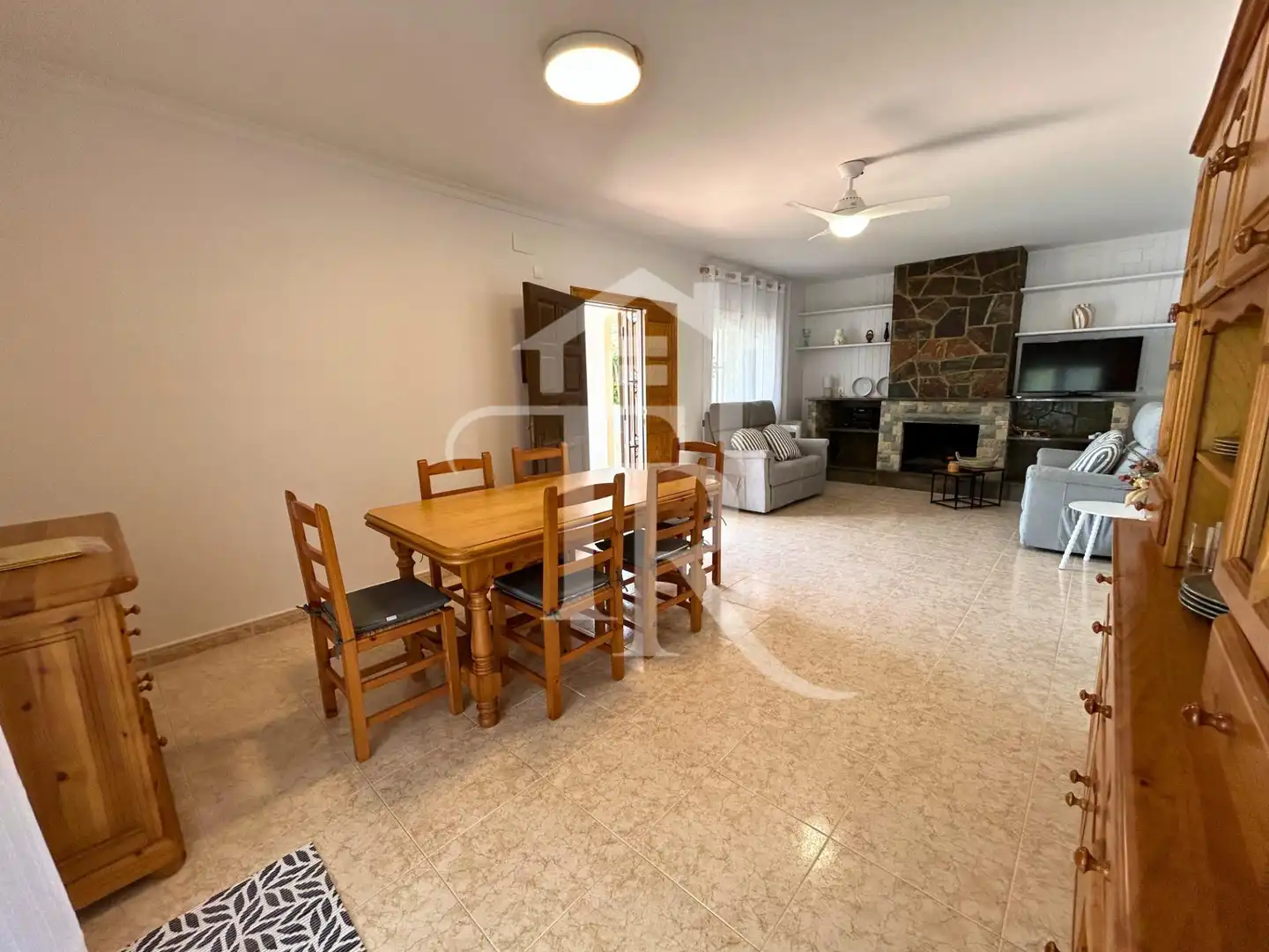 Living room of Houses for rent in Roda de Berà  with Private garden, Swimming Pool and Furnished