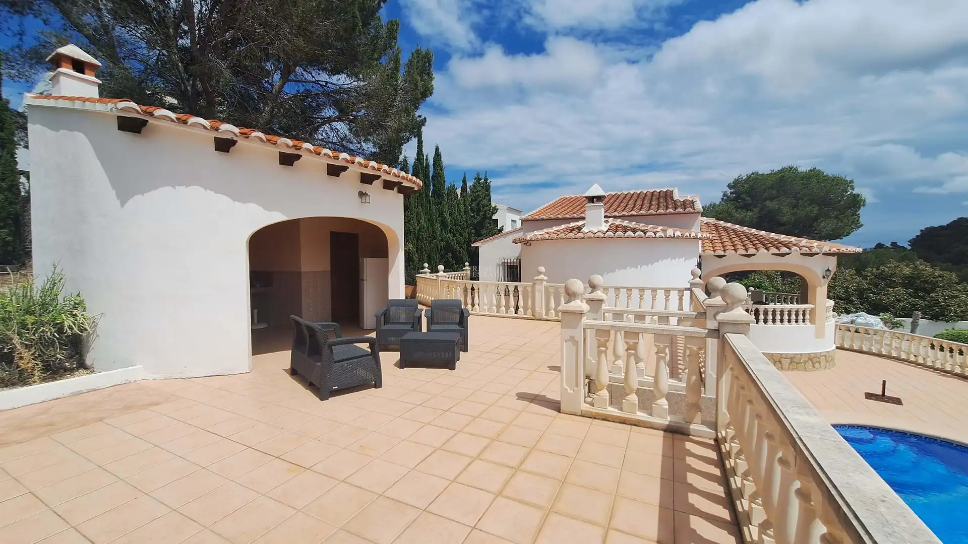 Terrassa de Casa o xalet en venda en La Font d'en Carròs amb Aire condicionat, Calefacció i Terrassa