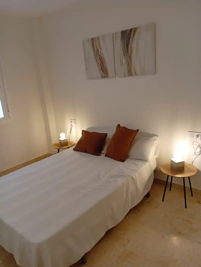 Bedroom of Flat for sale in Málaga
